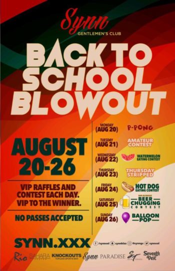 Back to School Blowout